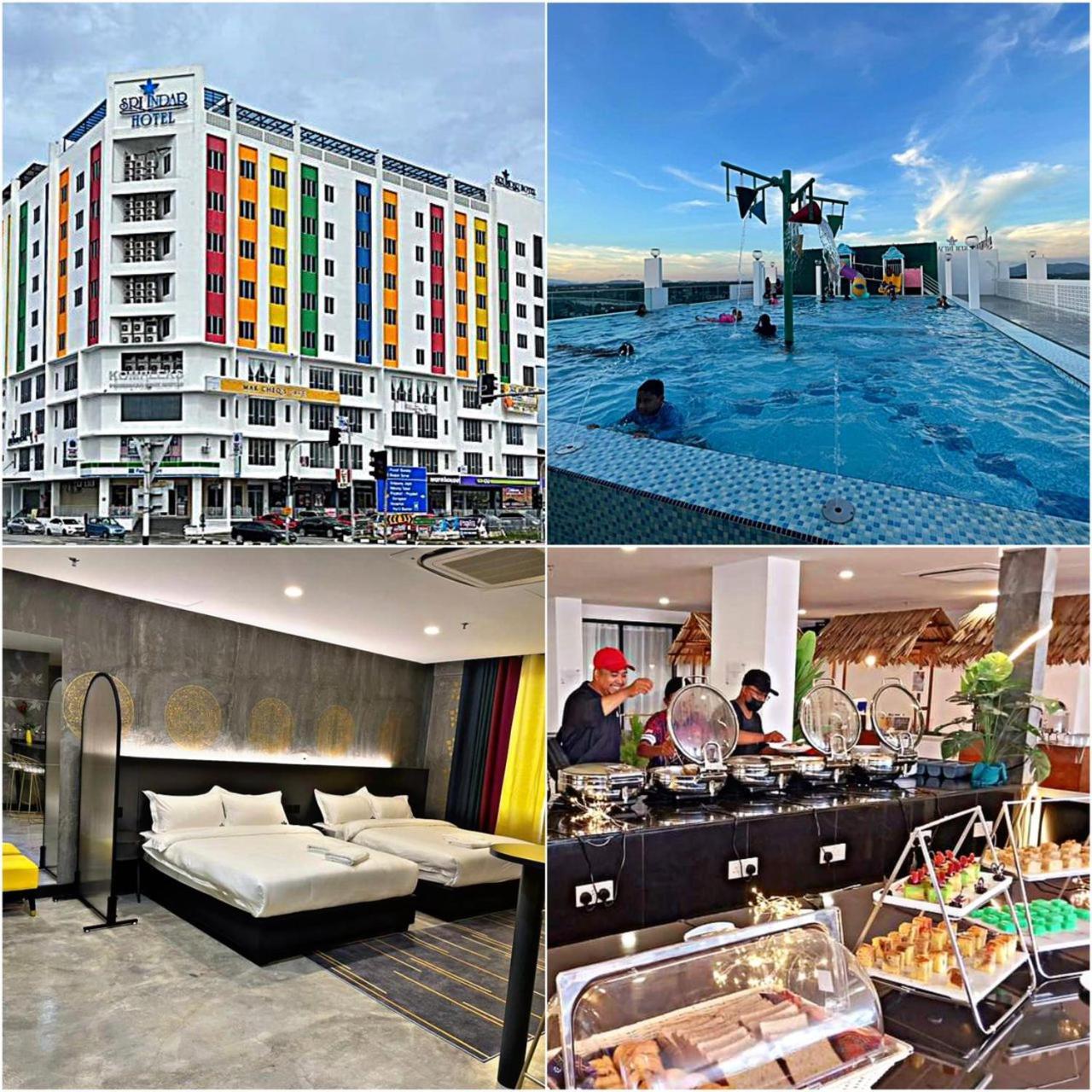 Sri Indar Hotel & Suites Parit Buntar Eksteriør billede