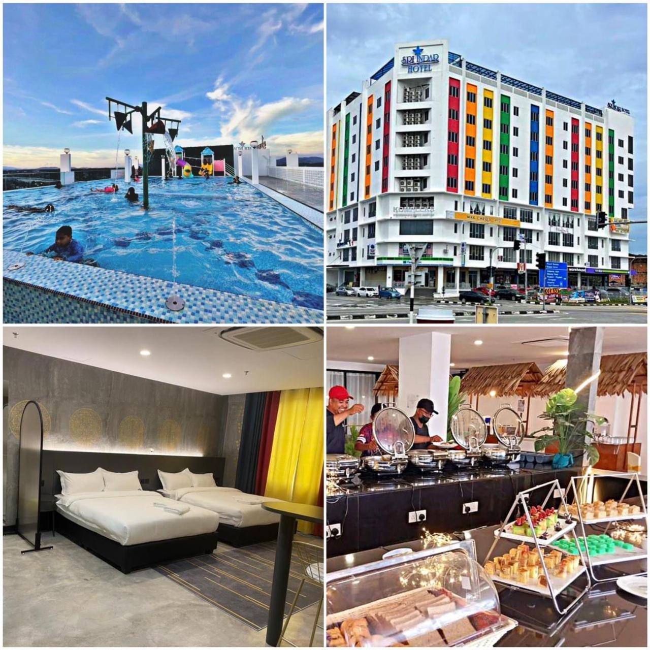Sri Indar Hotel & Suites Parit Buntar Eksteriør billede